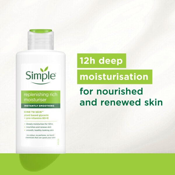 Simple Kind to Skin Replenishing Rich Face Moisturiser 125ml