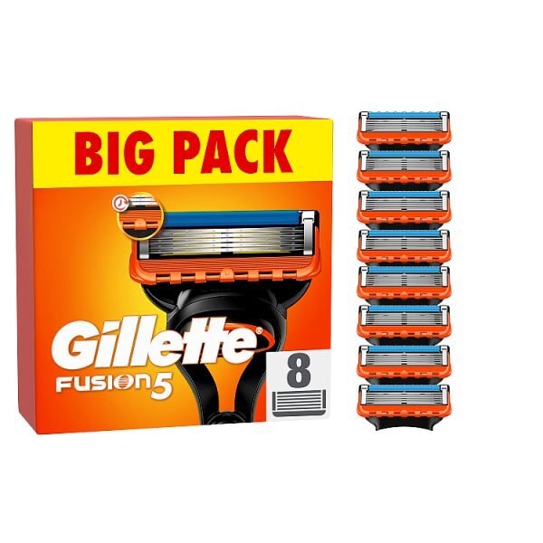 Gillette Fusion5 Men’s Razor Blade Refills, 8 Count