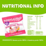 Kiddylicious Strawberry Smoothie Melts 6g