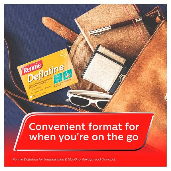 Rennie Deflatine 18 Chewable Tablets