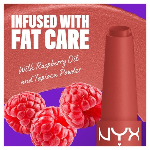 NYX Professional Makeup Fat Matte Lipstick, Mauve Cloud