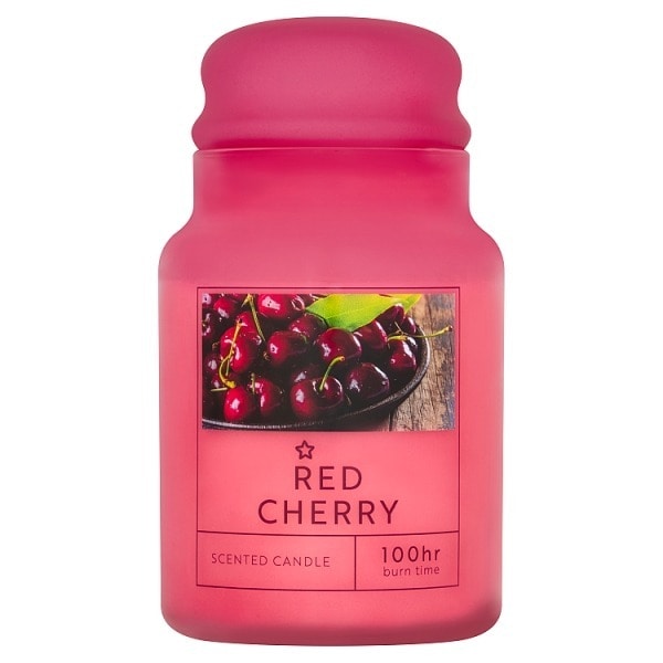 Superdrug Red Cherry Candle 620G