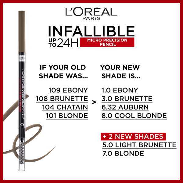 L'Oreal Paris Infallible Brows Precision Pencil Ebony