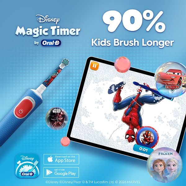 Oral-B Pro Kids Spider-Man Electric Toothbrush