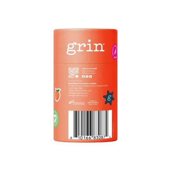 Grin Ultra Smooth Peach Floss Picks 80pk Canister