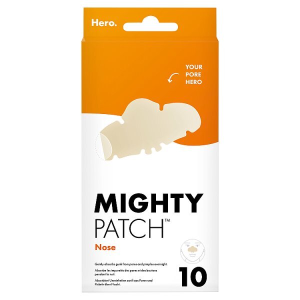 Hero Mighty Patch Nose Hydrocolloid Pimple Patches 10Ct