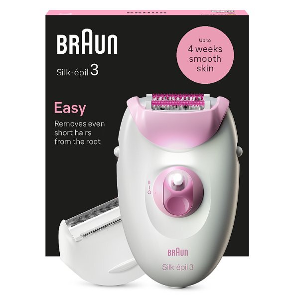 Braun Silk-Épil 3, Corded Epilator For Hair Removal, Se3-031