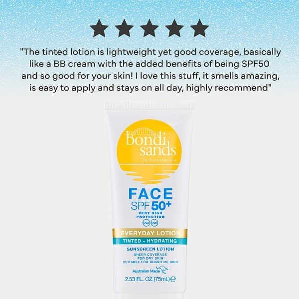Bondi Sands Spf 50+ Ff Face Hydrating Tinted Lotion 75Ml