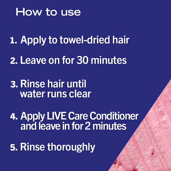 LIVE Pretty Pastels Semi-permanent Pink Hair Dye Rose Gold