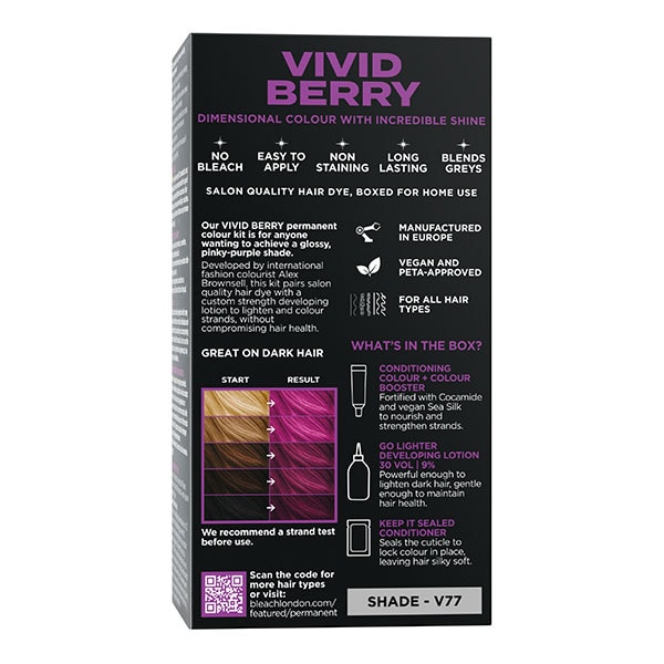 Bleach Vivid Berry Permanents Kit