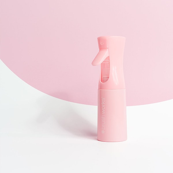 Brushworks Continuous Mist Spray Bottle - Pink