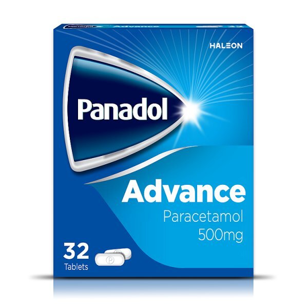 Panadol Paracetamol Pain Relief Tablets 500mg Advance 30s