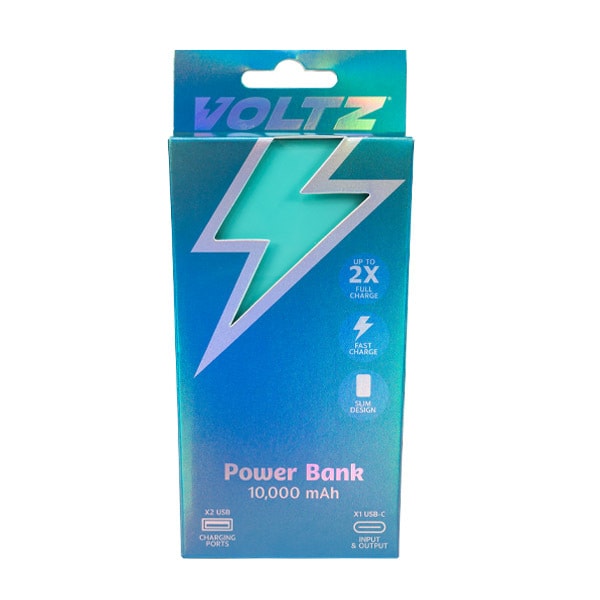 Voltz 10K Power Bank Turquoise