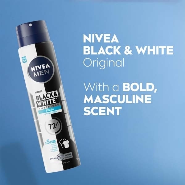 NIVEA MEN B&W Fresh Anti-Perspirant Deodorant Spray 250ml