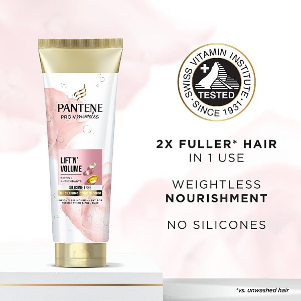 Pantene Lift & Volume Hair Conditioner, Biotin, 275ml