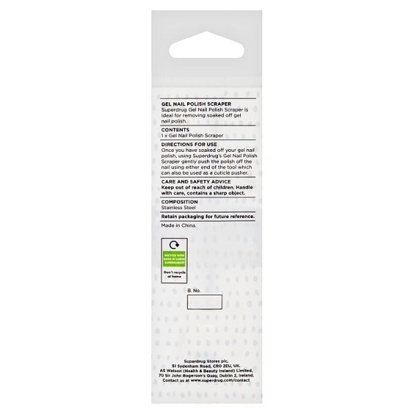 Superdrug Gel Nail Polish Scraper