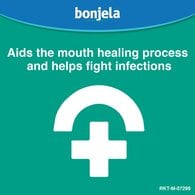 Bonjela Adult Mouth Ulcer Pain Relief Cool Mint Gel 15g