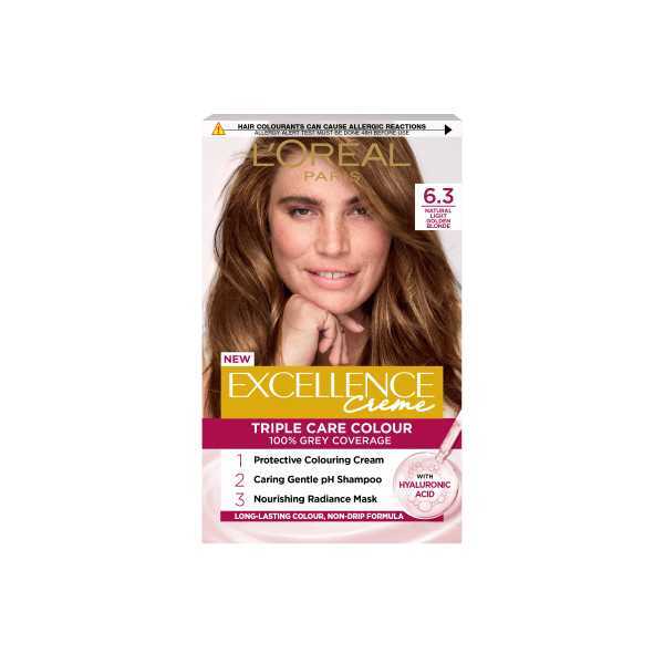 Excellence Creme 6.3 Light Golden Brown Hair Dye