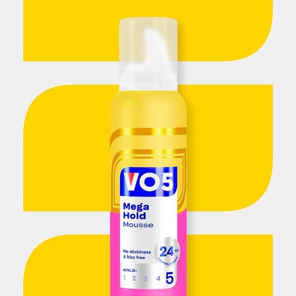 VO5 Mega Hold Hair Mousse 200ml