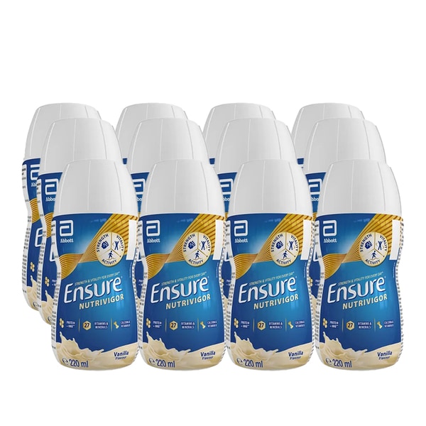 Ensure Ready To Drink Vanilla Flavour 220ml x12 Bundle