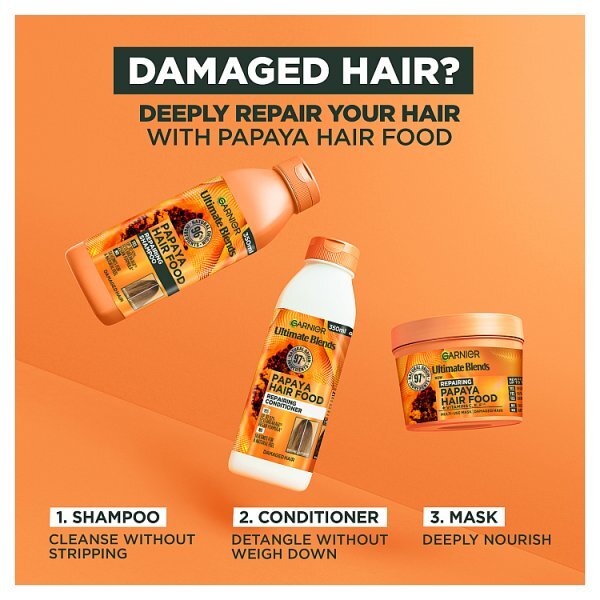 Garnier Ultimate Blends Hair Food Papaya Shampoo 350ml