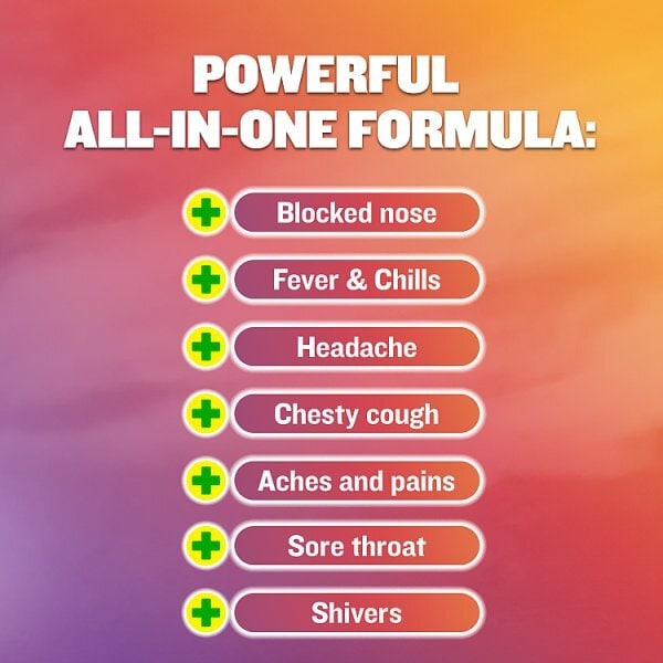 Haleon Cold And Flu Nurse, All In One, 16 Capsules