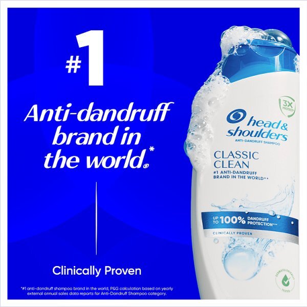 Head & Shoulders Classic Clean Anti Dandruff Shampoo 250ml
