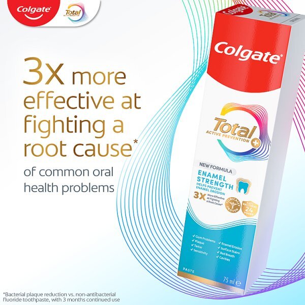 Colgate Total Enamel Strength Toothpaste 125ml