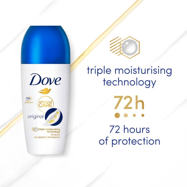 Dove Orginal Anti-Perspirant Deodorant Roll On 50ml