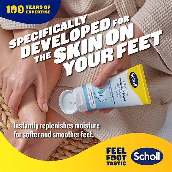 Scholl Hydration Boost Foot Cream For Dry Skin 150Ml