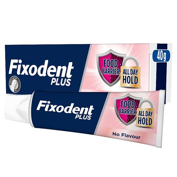 Fixodent Plus Food Seal Denture Adhesive 40ml