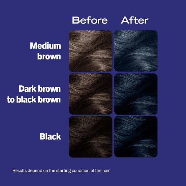 LIVE Intense Colour Permanent Black Hair Dye Cosmic Blue