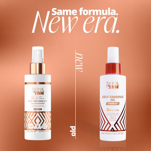 Skin & Tan Tan & Tone Oil Medium