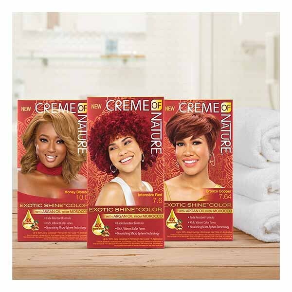 Crème Of Nature Exotic Shine Hair Color 7.6 Intense Red