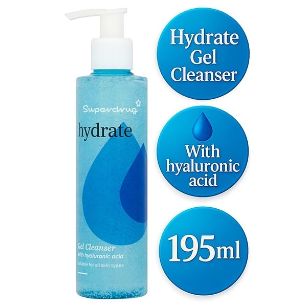Superdrug Skin Hydrate Gel Cleanser 195ml