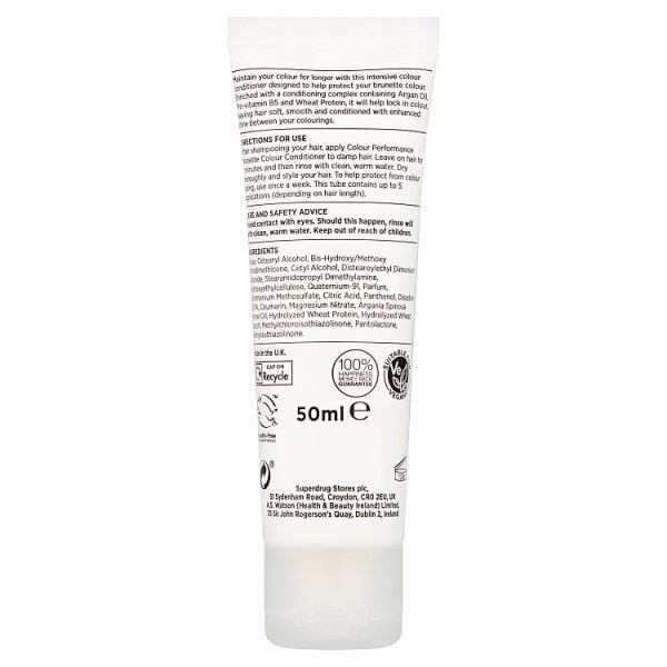 DNR Superdrug Colour Performance Conditioner Brunette 50ml