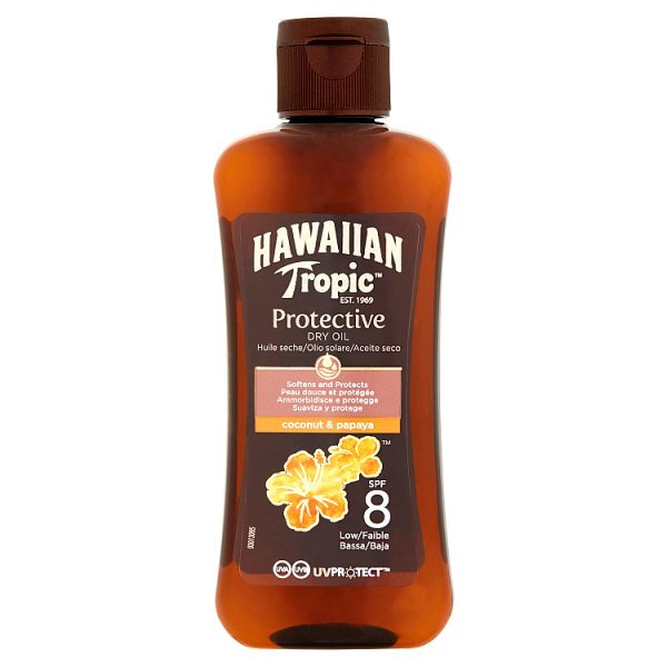 Hawaiian Tropic Protective Dry Oil SPF8 mini 100ml
