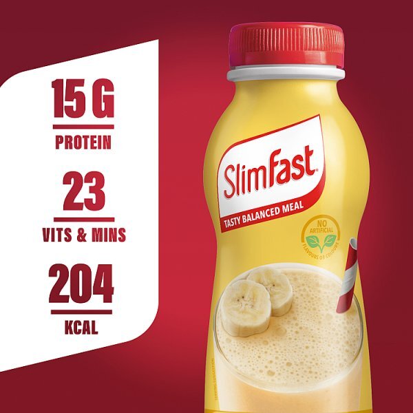 DNR SlimFast Protein Blissful Banana Flavour Shake 325ml