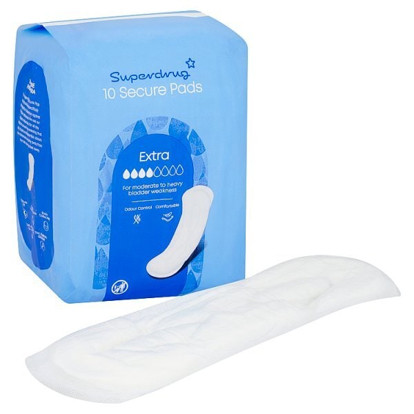 Superdrug Extra Incontinence Pad x10