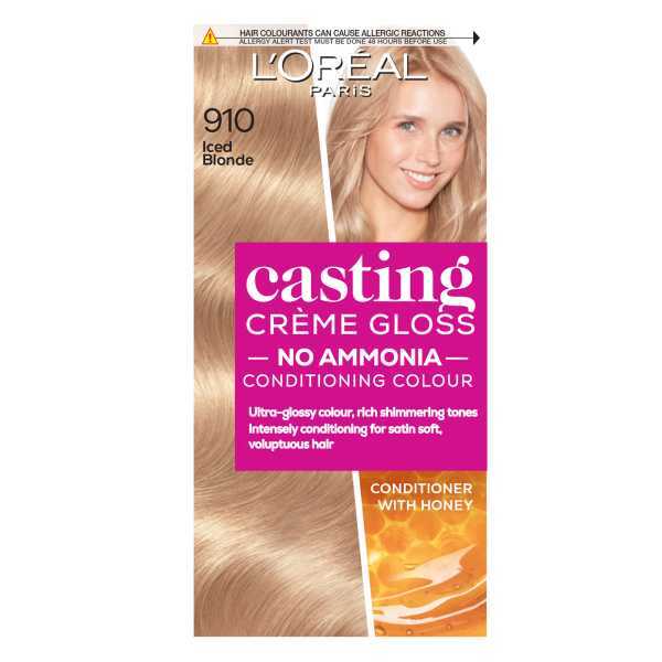 L'Oréal Casting Crème Gloss 910 Iced Blonde Hair Dye