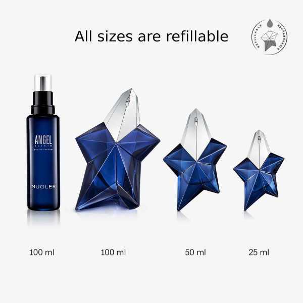 Mugler Angel Elixir Eau De Parfum 100Ml Refill Bottle