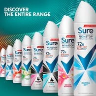 Sure Antiperspirant Deodorant Aerosol Nonstop Cotton 150ml