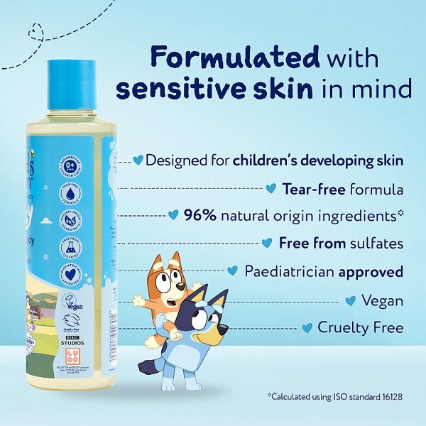 Childs Farm Hair & Body Wash Bluey-berry 250ml