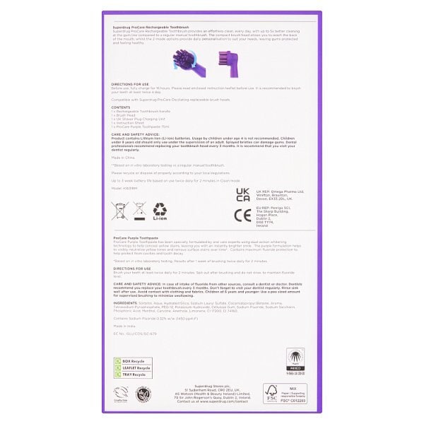 S/D PROCARE PURPLE HANDLE PURPLE PASTE
