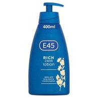 E45 Rich 24hr Lotion Deeply Moisturising with Pump 400ml