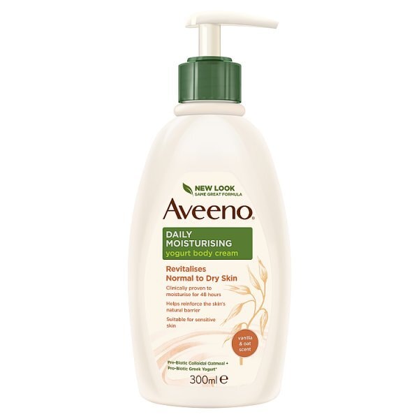 Aveeno Daily Moisturising Yogurt Body Cream Vanilla 300ml