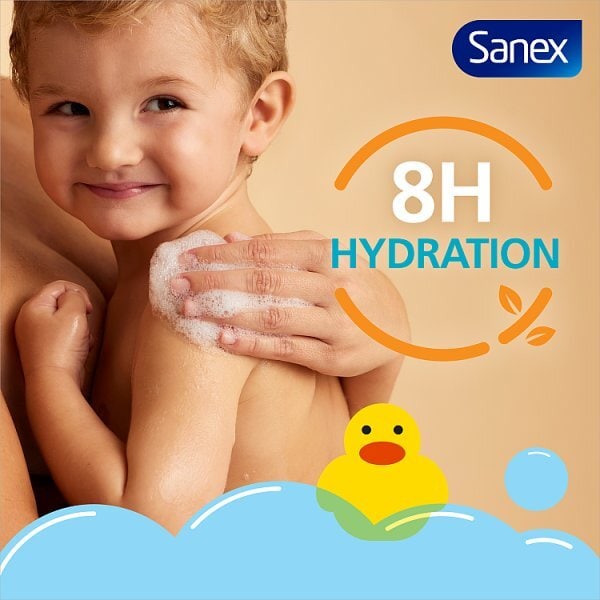 Sanex Zero% Nourishing Baby Bath Foam & Shampoo 450ml