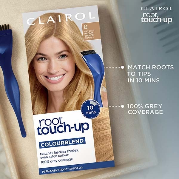 Clairol Root Touch Up Permanent Hair Dye 8 Medium Blonde