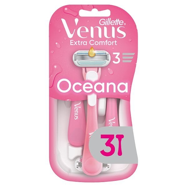 Gillette Venus Oceana Women's Disposable Razors 3 Count