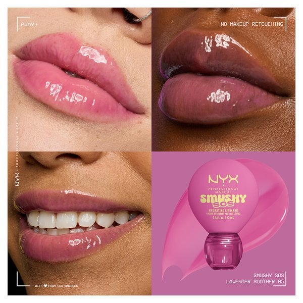 NYX Professional Makeup Smushy Sos Lip Mask Lavender Soother